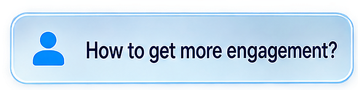 How to get more engagement?