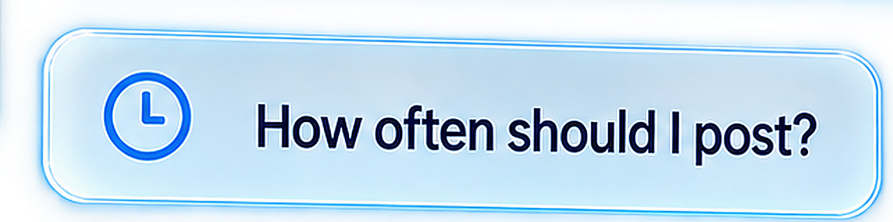 How often should I post?